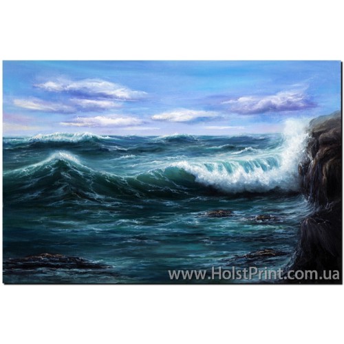 Картины море, Морской пейзаж, ART: MOR888037, , 168.00 грн., MOR888037, , Морской пейзаж картины